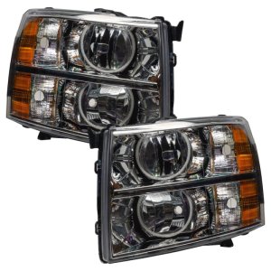 Chevrolet Silverado Headlight Assemblies - ORACLE Lighting - SMD HL - Round Style - ColorSHIFT w/ BC1 Controller - `07-`13